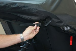 Photo of quick release buckle - open