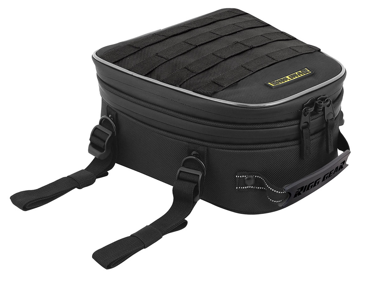 Motorcycle Tail Bag Waterproof Luggage Bag Seat Bag Motorbike Saddle Bags  Black | eBay