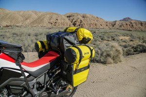 Nelson Rigg SE-3050 Yellow and Black Motorcycle Saddlebags Dry Saddlebags Waterproof