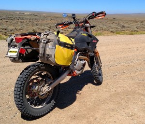 Nelson Rigg SE-3050-YEL Waterproof Motorcycle Dry Saddlebag Mounted on KTM